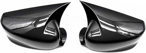 Pair Glossy Black Rearview Mirror Cap Cover Trim For Honda Accord 9th 2014 2015 2016 2017 (Carbon Fiber) in Saudi Arabia
