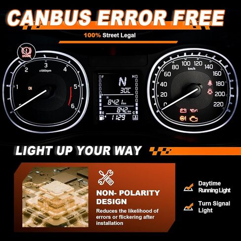 LED Front Bumper Fog Lamps for Toyota 4Runner 1999 2000 2001 2002, Fog Lights with Full White Daytime Running Light DRL, Amber Sequential Turn Signal, Replaces# 81520-35250 81510-35260, 2PCS in Kuwait