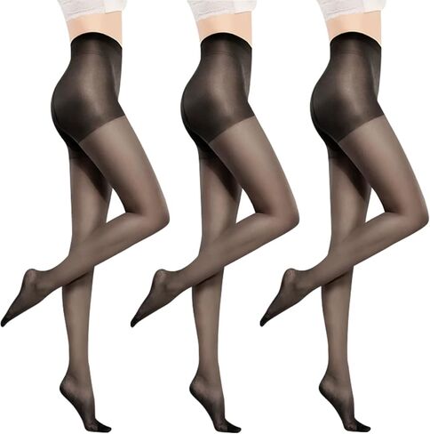 Women's Sheer Tights 20D，High Waist Control Top Pantyhose with Reinforced Toes in Saudi Arabia