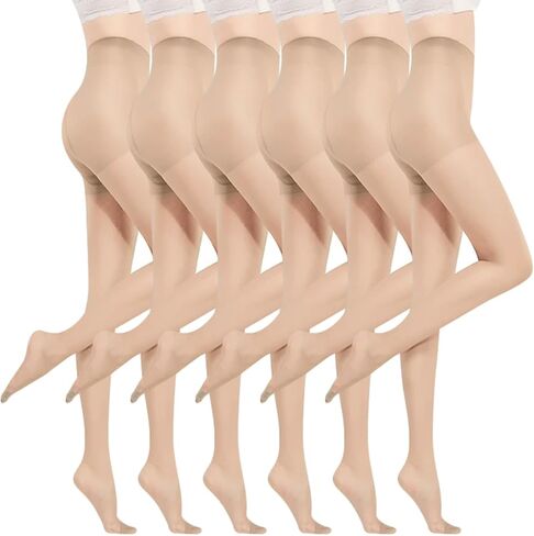 Women's Sheer Tights 20D，High Waist Control Top Pantyhose with Reinforced Toes in Saudi Arabia