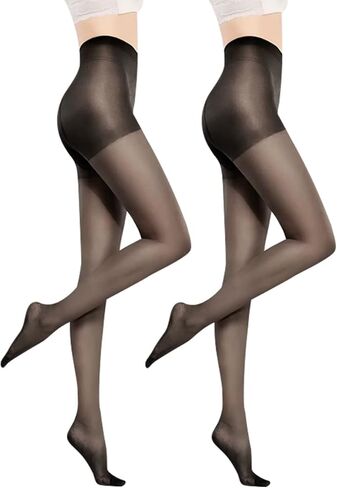 Women's Sheer Tights 20D，High Waist Control Top Pantyhose with Reinforced Toes in Saudi Arabia