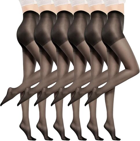 Women's Sheer Tights 20D，High Waist Control Top Pantyhose with Reinforced Toes in Saudi Arabia