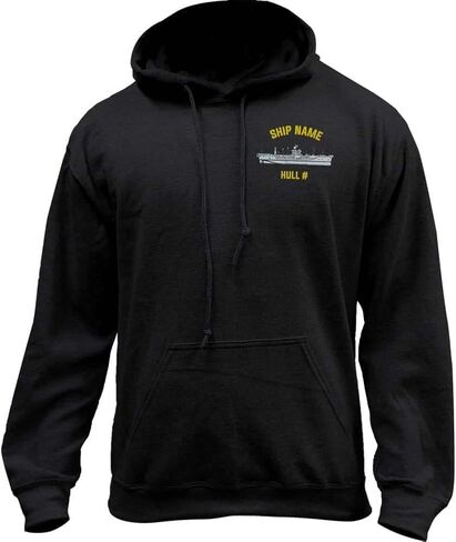 Customizable U.S. Navy Ship Blue Ridge Class Pullover Hoodie in Saudi Arabia