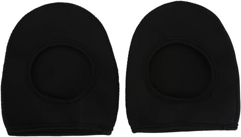 Cycling Shoe Toe Covers – Warm & Reusable Half Foot Overshoes for Road & Mountain Bike, Fits Men & Women (Black, US 7-10, 6.3x5.7in,)‌(Black) in Kuwait