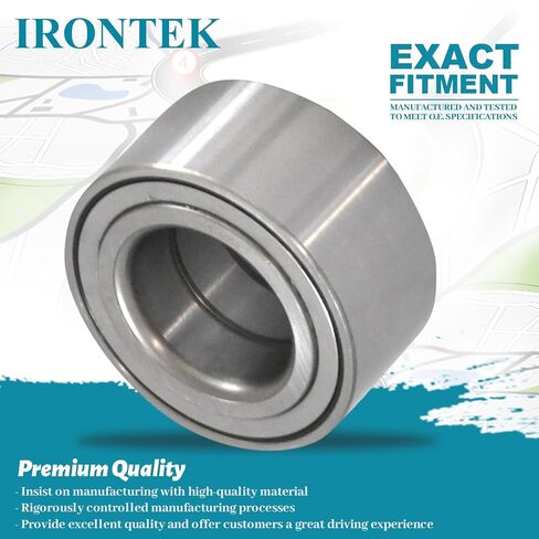 IRONTEK Front Wheel Bearing Fits 2001-03 for Acur CL,2001-01 for Acura MDX,2002-06 for Acura RSX,1999-03 for Acura TL,1998-02 for Honda Accord, 1997-04 for Honda CR-V 2PCS 510050x2 in Saudi Arabia