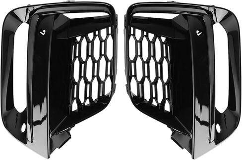 Front Fog Light Cover Grille Trim Accessories Compatible with - X3 G01 G08 X4 G02 2018 2019 2020 (with Fog Lamp Hole) in Saudi Arabia