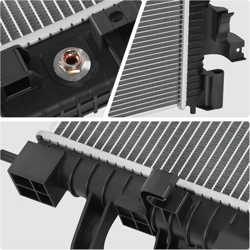 DNA MOTORING Front OE Style Aluminum Radiator Compatible With Buick Enclave 2018-2024, Traverse 2018-2023, CU13758, 84274378, 84274379, 84569928, OEM-RA-13758 in Saudi Arabia