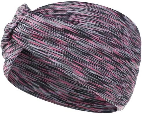 3Pcs Cross Headbands for Women Sweat Absorption Headwraps for Running Yoga and Sports Fashionable and Breathable Hair Accessories for Various Hairstyles in Saudi Arabia