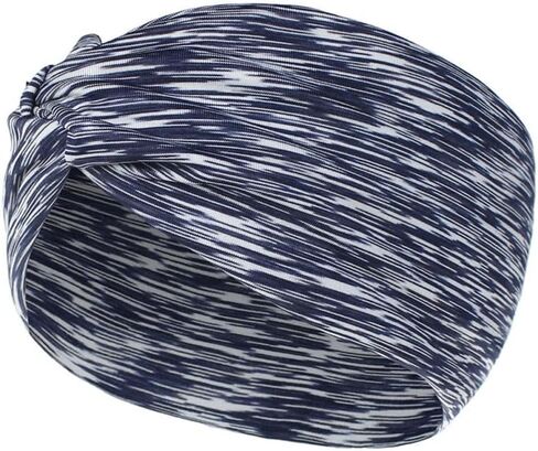 3Pcs Cross Headbands for Women Sweat Absorption Headwraps for Running Yoga and Sports Fashionable and Breathable Hair Accessories for Various Hairstyles in Saudi Arabia