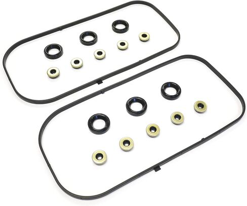Engine Valve Cover Gasket Compatible with Acura & Honda & Saturn Model MDX & RL & TL & Accord & Odyssey & Pilot & Ridgeline & Vue with Engine Base 3.0L 3.2L 3.5L V6 3.7L V6 (Rep# VS50607R) - EVS50607R in Kuwait