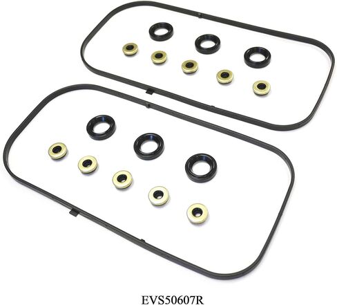 Engine Valve Cover Gasket Compatible with Acura & Honda & Saturn Model MDX & RL & TL & Accord & Odyssey & Pilot & Ridgeline & Vue with Engine Base 3.0L 3.2L 3.5L V6 3.7L V6 (Rep# VS50607R) - EVS50607R in Kuwait