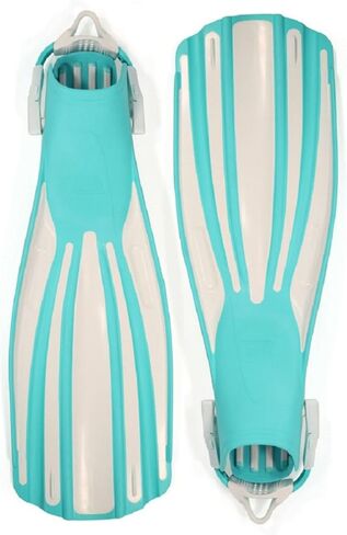 Fourth Element Rec Scuba Diving Fins, Aqua/White, Regular in Kuwait