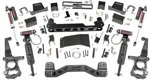 Rough Country 6" Lift Kit w/M1 Struts for 2015-2020 Ford F-150 4WD - 55740 in Saudi Arabia