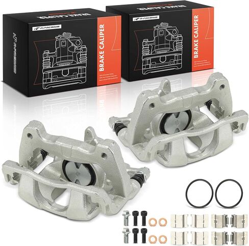 A-Premium Disc Brake Calipers Assembly with Bracket Compatible with Ford Vehicles - Transit-150/Transit-250 2020 2021 2022 2023 2024 - Rear Left and Right, Driver and Passenger Side Side in Saudi Arabia