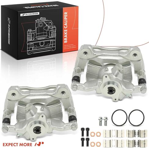 A-Premium Disc Brake Calipers Assembly with Bracket Compatible with Ford Vehicles - Transit-150/Transit-250 2020 2021 2022 2023 2024 - Rear Left and Right, Driver and Passenger Side Side in Saudi Arabia