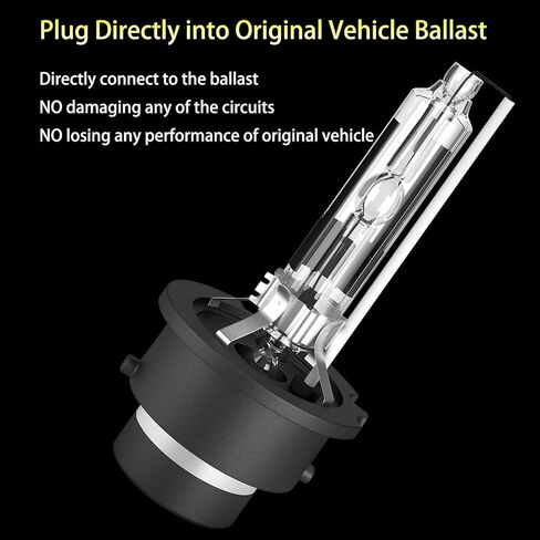 مصابيح D2R لـ 2001 2002 2003 Lexus IS300 LS430 ES300 RX300 GS300 GS430 HID Xenon Headlight Low Beam، ES RX is GS 300 Lights، OEM 90981-20008 D2RC1 مصباح أمامي، 6000K أبيض ساطع 35 وات، عبوتان in Kuwait