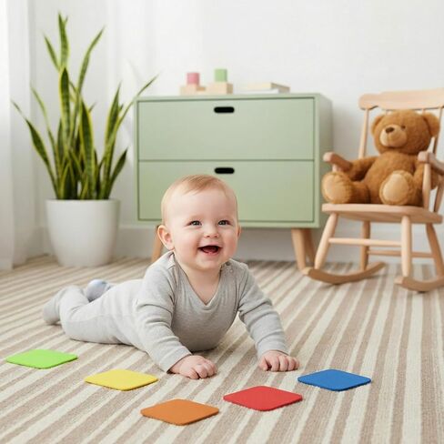 45 Pcs Carpet Dots for Classroom,Carpet Spots Markers,Carpets Circles for Classroom Sitting,10 Cm/3.94 in Nylon Carpets Spot Circles Markers for Classrooms Floor Organization, Circle Time in Saudi Arabia