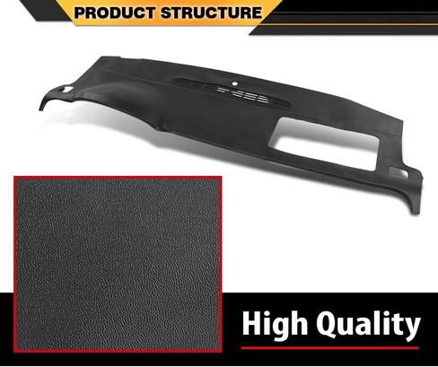 Dash Cover Cap Compatible with 2007-2014 Chevy Tahoe Avalanche Suburban Yukon 2007-2014/2007-2013 Silverado LTZ GMC Sierra SLT TPE Material in Saudi Arabia