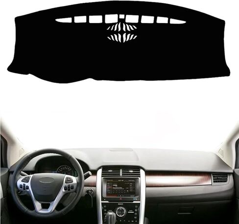 غطاء لوحة القيادة داش حصيرة لفورد ايدج 2007-2014 غطاء لوحة القيادة حصيرة الشمس الظل حماية السجاد المضادة للوهج in Kuwait