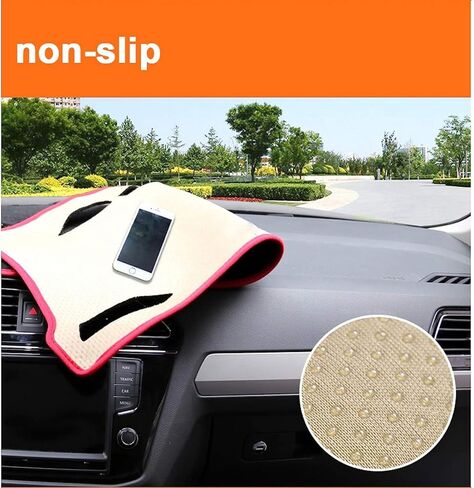 غطاء لوحة القيادة داش حصيرة لفورد ايدج 2007-2014 غطاء لوحة القيادة حصيرة الشمس الظل حماية السجاد المضادة للوهج in Kuwait