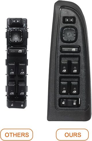15883320 Master Power Window Switch &Bezel for 2003-2007 Chevy Avalanche Silverado Suburban Tahoe GMC Yukon Sierra, Cadillac Escalade# 920-020 in Kuwait