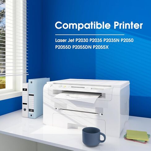 خرطوشة حبر أسود 05A P2035 P2055 CE505 متوافقة مع HP CE505A 05A 05X CE505X تعمل مع حبر الطابعة HP Laser Jet P2035 P2035N P2055DN 2055DN 2035N P2030 P2050 P2055D P2055X HP05A، عبوتان in Kuwait