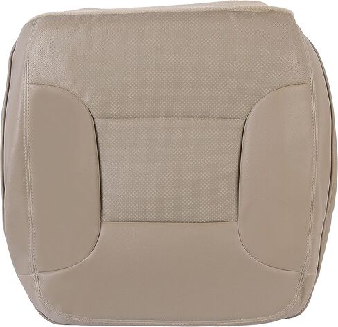 KUAFU Seat Bottom Cover Compatible with 1992-1996 Ford Bronco Eddie Bauer/XLT/XLT Sport/Nite Edition/ 4X4/ 2WD Artificial Leather Med Mocha Tan - Passenger Side in Saudi Arabia