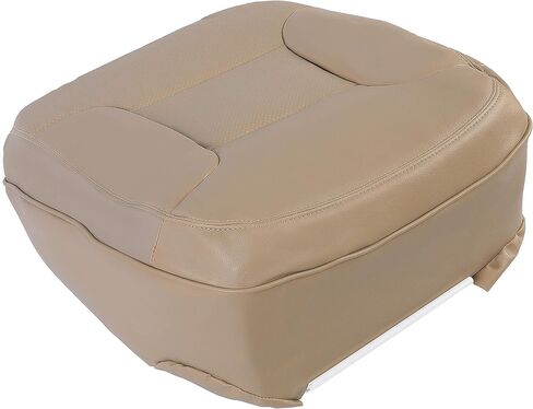KUAFU Seat Bottom Cover Compatible with 1992-1996 Ford Bronco Eddie Bauer/XLT/XLT Sport/Nite Edition/ 4X4/ 2WD Artificial Leather Med Mocha Tan - Passenger Side in Saudi Arabia