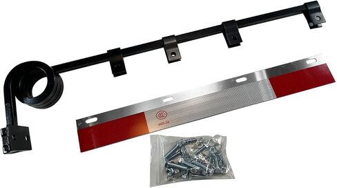 Semi Truck Trailer Straight Bar Type Truck Mud Flap Hangers Kit & Pair Polymer Mud Flaps 24"x 24",3 Coil Dampening Springs,Universal Fit Semi Trucks Trucks, Trailers, RVs and so on in Saudi Arabia