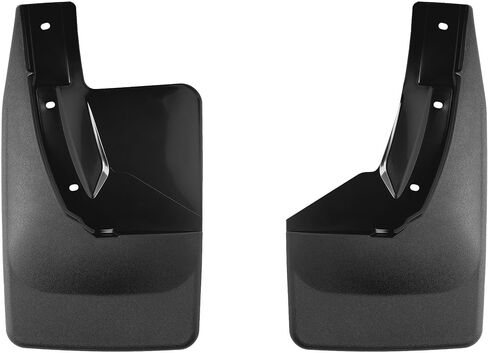 WeatherTech Custom No Drill Splash Guard MudFlaps for Ford Maverick, Maverick Hybrid, Rear Pair (120146), Black in Saudi Arabia