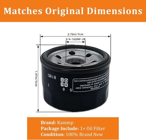 16510-87J00 16510-87J01 Oil Filter for Su-zuki DF25 DF30 DF40 DF50 DF60 DF70 Outboards, Replaces 778885 5031411 765560 16510-87JL0 in Kuwait