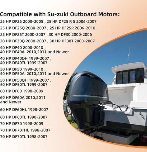 16510-87J00 16510-87J01 Oil Filter for Su-zuki DF25 DF30 DF40 DF50 DF60 DF70 Outboards, Replaces 778885 5031411 765560 16510-87JL0 in Kuwait