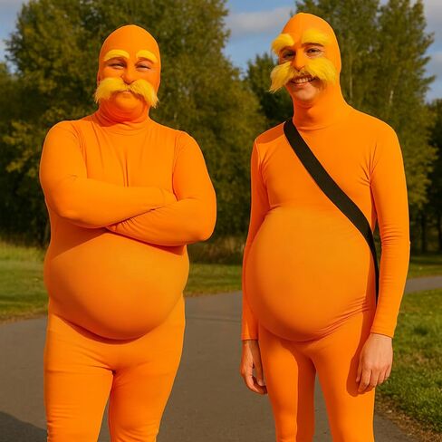 Adjustable Santa Belly Costume – Fillable Fat Belly Suit for Men & Women, Fake Stomach Padding, Big Belly Fat Suit for Halloween, Holiday, Theatrical & Funny Costumes in Kuwait