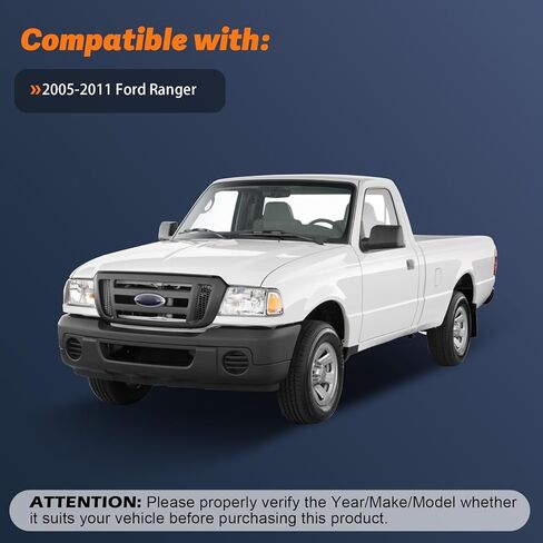 حامل أكواب متوافق مع 2005-2011 Ford Ranger استبدال 4L5Z1013562AAB مقعد مركزي أمامي مقسم باللون الأسود in Kuwait