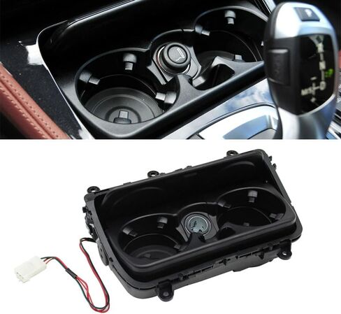 Front Center Console Cup Holder Assembly, Drink Cup Holder Bracket Complete Replacement for BMW 5 Series F10 F11 LCI 520 523 525 528 (Model A) in Saudi Arabia