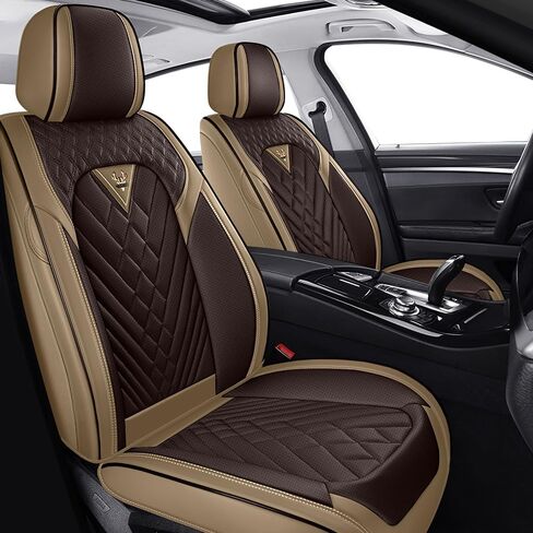 Car Seat Covers for Buick Encore GX 2020-2026, Premium Nappa Leather Waterproof & Anti-Slip, Full Coverage Customized fit Buick Encore GX Seat Covers Full Set (5 Seats Standard,Black-Gray) in Saudi Arabia