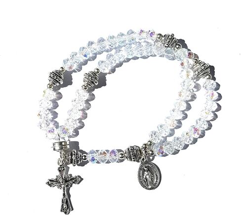 Wrist Rosary, Crystal AB in Saudi Arabia