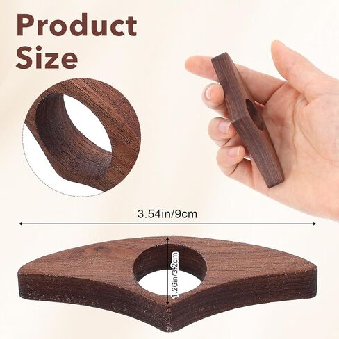 Book Page Holder, 2PCS Wooden Page Holder One Handed Books Buddy Thumb Reading Bookmark Book Accessories for Reading Lovers in Saudi Arabia