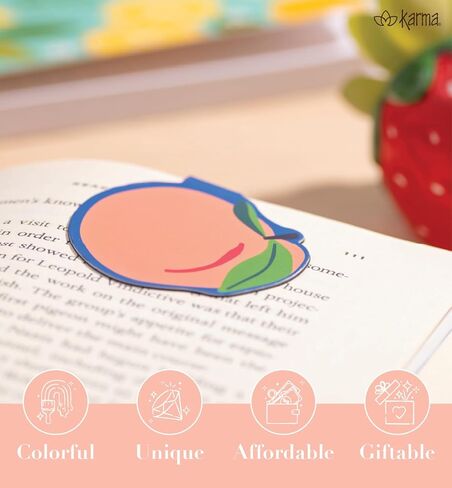 Karma, Magnetic Bookmarks Set of 3, Cute Bookmarks for Women, Page Markers for Students Teachers Reading, Quotes in Saudi Arabia