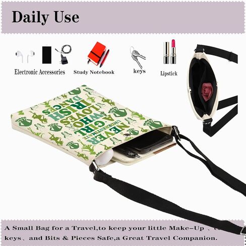 JYTAPP Irish Dancer Crossbody Bag Irish Dancer Gift Irish Dance Bag Irish Dance Teacher Gift Irish Gift Irish Dance Era Bag in Kuwait