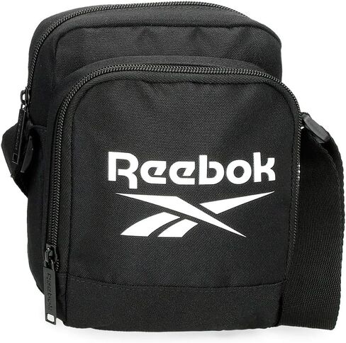 Reebok Ashland Shoulder Bag Black 15 x 19.5 x 6 cm Polyester by Joumma Bags in Saudi Arabia