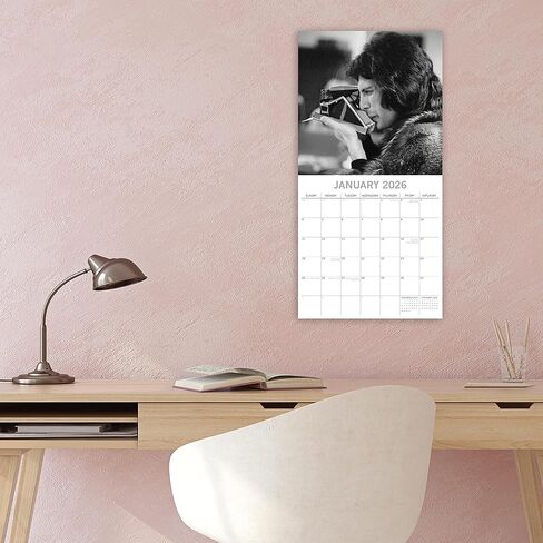 2026 Square Wall Calendar - F‎red‎diė Μ‎erϲ‎υr‎y 12 x 12 Inch Monthly View, 16-Month, Icons Theme, Includes 180 Reminder Stickers in Saudi Arabia