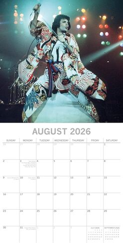 2026 Square Wall Calendar - F‎red‎diė Μ‎erϲ‎υr‎y 12 x 12 Inch Monthly View, 16-Month, Icons Theme, Includes 180 Reminder Stickers in Saudi Arabia