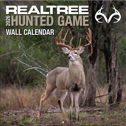 TURNER LICENSING Realtree Hunted Game 2026 12X12 Wall Calendar (26998012065) in Saudi Arabia