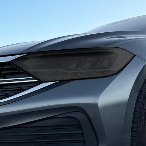 SlickMod PreCut Vinyl Smoke Tint for 2019-2024 Volkswagen Jetta Headlight (Light Smoke, 1. Headlight) in Saudi Arabia