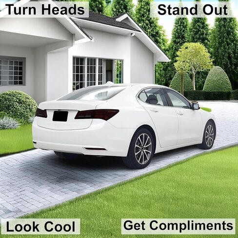 BOGAR TECH DESIGNS Precut Made for Acura TLX 2015-2020 Full Rear Taillight Reflector Tail Light Tint Kit Film, Dark Smoke in Saudi Arabia