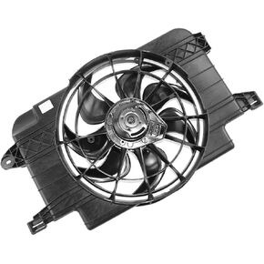 1 Piece Dual Radiator and Condenser Fan Assembly fits Saturn SC1,SC2,SL,SL1,SL2,SW1 1994 1995 1996 1997 1998 1999 2000 2001 2002 Replacement 21031513, 22136898 in Kuwait