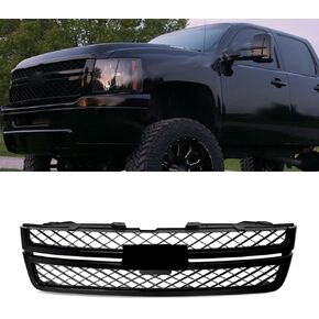شواية أمامية MIC متوافقة مع Silverado 2500 HD 3500 HD 2011-2014 (زخرفة سوداء لامعة) in Kuwait