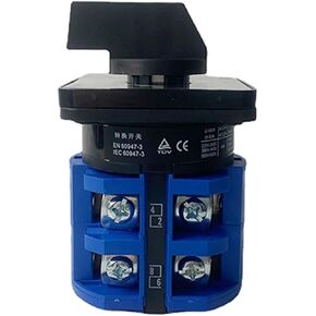 LW26-63 Rotary Cam Switch 63A 2 Poles Levels 8 Screws Terminals Multi Position Changeover YMW26-63/2(01) in Kuwait