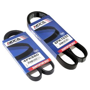 MOCA 4PK880 & 6PK1035 EPDM Serpentine Belt fits for Lexus 1999-2003 ES300 3.0L, 2004-2006 ES330 3.3L, for Toyota 1995-2004 Avalon 3.0L, 1999-2006 Camry 3.0L, 2001-2003 Highlander 3.0L in Kuwait